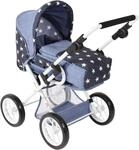Kombi-Puppenwagen CHIC2000 "Leni", blau (sternchen), Puppenwagen, KinderB:37cm H:68cm