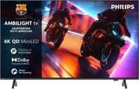 PHILIPS QLED Mini LED-Fernseher "85MLED910/12", Energieeffizienz: F, schwarz, 85 &Prime;,