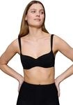 Balconette-BH TRIUMPH "Body Make-Up Illusion", Damen, Gr. 70, Cup B, schwarz,