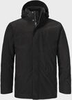 Doppeljacke SCH&Ouml;FFEL "3in1 Parka Style Borkol MNS", Herren, Gr. 50, schwarz (9990,