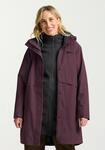 3-in-1-Funktionsmantel JACK WOLFSKIN "BAYLIGHT 3IN1 COAT W", Damen, Gr. XS, lila