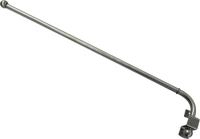 Schwenkstange GARDINIA "Metall" Gr. 1, silber (edelstahlfarben), L:85cm &Oslash;:12mm,