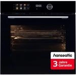 HANSEATIC Backofen "HBO7214FA2", Energieeffizienz: A++, schwarz, B:59,5cm...