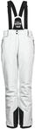 Skihose KILLTEC "KSW 249 WMN SKI PNTS", Damen, Gr. 38, Normalgr&ouml;&szlig;en, wei&szlig;
