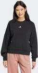 Sweatshirt ADIDAS SPORTSWEAR "ESSENTIALS SMALL LOGO FEELCOMFY", Damen, Gr. XL,