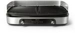 PHILIPS Tischgrill "HD6222/90 5000 Series, 2 Heizzonen, wendbare Platten", schwarz