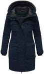 Winterjacke NAVAHOO "Winterjacke Eissturm 14", Damen, Gr. S, blau (navy),