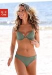 Push-Up-Bikini-Top BENCH. "Perfect", Damen, Gr. 32, Cup A, gr&uuml;n (oliv), Microfaser,