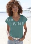 T-Shirt ELBSAND "Leila", Damen, Gr. XXL (44), blau (petrol), Jersey, Obermaterial: