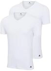 T-Shirt ADIDAS ORIGINALS "T-Shirt V-Neck Shirt Active Flex Cotton 2er Pack", Herren,