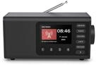 HAMA Digitalradio (DAB+) "Digitalradio mit DAB+ FM Bluetooth und Wecker", schwarz,