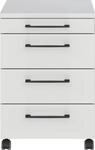 Rollcontainer GERMANIA "Profi 3.0", grau (lichtgrau), B:42cm H:61cm T:49cm,