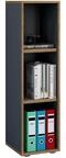 B&uuml;cherregal VCM "Holz B&uuml;ro Regal B&uuml;cher Ordner Aktenregal Salia 3f", schwarz