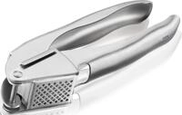 Knoblauchpresse GEFU "IMPRENSA", silber, B:6cm L:17,5cm T:3,5cm, Edelstahl 18/10,