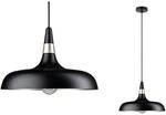 PAULMANN Pendelleuchte "Juna", schwarz (schwarz matt, champagner), 1, &Oslash; 34,2cm H: