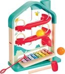 Kugelbahn HAPE "Melodien-Haus", bunt, Kugelbahnen, KinderB:29cm H:35cm T:17cm, Holz,