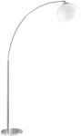 REALITY LEUCHTEN Bogenlampe "Brasilia", silber (silberfarben), 1, &Oslash; 25cm H: 180cm,