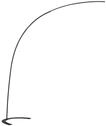 TRIO LEUCHTEN LED Bogenlampe "SHANGHAI", schwarz, 1, H: 210cm, 1 Stk., Leuchten, mit