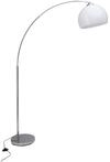 BRILLIANT Bogenlampe "Vessa - Bogenstehleuchte", wei&szlig; (chromfarben, wei&szlig;), 1, &Oslash;
