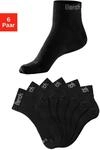 Sportsocken BENCH., Damen, Gr. 43-46, schwarz (6x schwarz), Baumwollmischung,