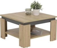 Couchtisch HELA "TIM", grau (eiche, anthr), B:68cm H:41cm T:68cm, Tische, Couchtisch,