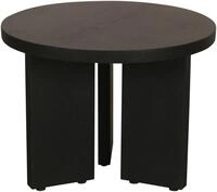 Couchtisch BYLIVING "Round", schwarz (schwarz, schwarz, schwarz), H:30cm,...