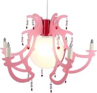 NIERMANN H&auml;ngeleuchte "L&uuml;ster Rosata", rosa, 1, H: 35cm, 1 Stk., Leuchten,