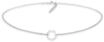 Choker ELLI "Halskette Choker Anh&auml;nger Kreis Rund 925 Silber" Gr. 38, silber,