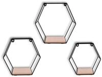 Ablageregal MIRRORS AND MORE "CHIARA", schwarz, B:25cm H:22cm T:10cm, MDF,...