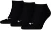 Sneakersocken PUMA "PUMA UNISEX SNEAKER PLAIN 3P", Damen, Gr. 39-42, schwarz (3x