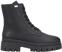 Winterstiefelette RIEKER, Damen, Gr. 37, Warmfutter, schwarz, Lederimitat, unifarben,