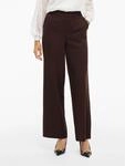Anzughose VILA "VIVARONE HW WIDE PANT - NOOS", Damen, Gr. 38, N-Gr, braun (coffee