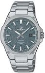 Quarzuhr CASIO EDIFICE, silber (edelstahlfarben, gr&uuml;n), Armbanduhren, Herren,