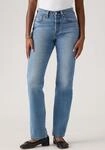 Stretch-Jeans LEVI'S "LV Jeans 501 CURVE BLACKS", Damen, Gr. 27, L&auml;nge 32, blau