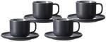 Tasse RITZENHOFF & BREKER "Kaffeetassen mit Untertassen Jasper 240 ml 4er Set",