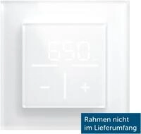 HOMEMATIC IP Smart-Home-Zubeh&ouml;r "Glas-Wandthermostat mit CO2-Sensor", wei&szlig;,