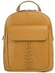 Cityrucksack CLUTY "CLUTY Damen echt Leder, Made in Italy", Damen, Gr. B/H/T:...