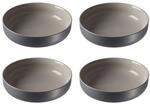 Schale RITZENHOFF & BREKER "Schalen Jasper &oslash; 19.0 cm 4er Set", grau, L:19cm,