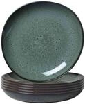 Schale "Schalen flach Lave &oslash; 27 cm 6er Set", grau (gris), LIKE. BY VILLEROY & BOCH,