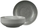 Pastateller SELTMANN WEIDEN "Pastateller Terra &oslash; 26 cm 6er Set", grau (perlgrau),