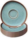Untertasse "Kaffeeuntertassen Lave &oslash; 15,2 cm 6er Set", blau (glac&eacute;), LIKE. BY