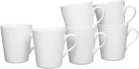 Becher RITZENHOFF & BREKER "Vio", wei&szlig;, H:10cm &Oslash;:9cm, Porzellan, Trinkgef&auml;&szlig;e,