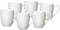Becher RITZENHOFF & BREKER "Saphir", wei&szlig;, B:11,5cm H:9,5cm &Oslash;:8cm, Porzellan,