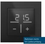 HOMEMATIC IP Smart-Home-Zubeh&ouml;r "Glas-Wandthermostat", schwarz, B:12,5cm H:5cm