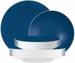 Geschirr-Set SELTMANN WEIDEN "Tafelservice Life Fashion 12er Set", blau (classic