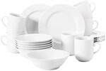 Geschirr-Set SELTMANN WEIDEN "Fr&uuml;hst&uuml;cks-Set Rondo/Liane 18er Set wei&szlig;", wei&szlig;,