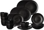 Geschirr-Set SELTMANN WEIDEN "Kombiservice Liberty Velvet Black 30er Set schwarz",