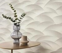 Vliestapete FASHION FOR WALLS "Sparkling Sea", grau (taupe), B:0,53m L:10,05m, Vlies,