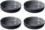 Schale RITZENHOFF & BREKER "Schalen Jasper &oslash; 19.0 cm 4er Set", schwarz, L:19cm,