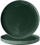 Pizzateller SELTMANN WEIDEN "Pizzateller Terra &oslash; 31,5 cm 6er Set", gr&uuml;n